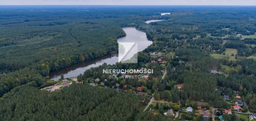 Santoczno,, działka budowlana 1489 mkw przy lesie