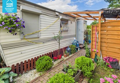 Zabudowana i zadbana działka rod przy motławie!