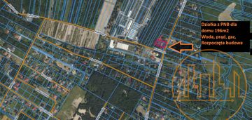 Działka z pnb na dom 196m2, zaczęta budowa, okazja