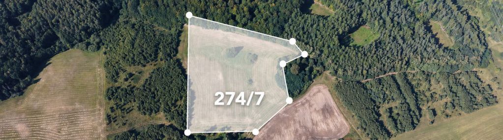 Działka rolna 2,85 ha na sprzedaż – kamierowo 425t