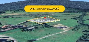 Działka budowlana widokowa sucha beskidzka 39 arów