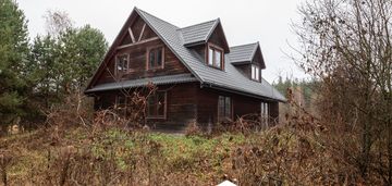 Duża działka z domem i stawem - zalew siemianówka