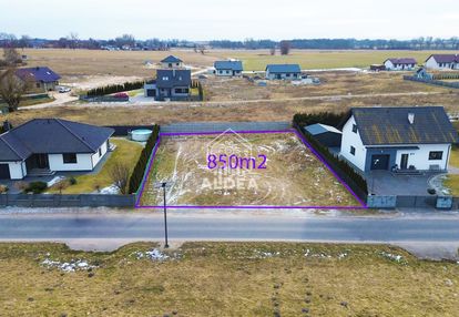 Działka 850m2 | bezterminowe wz | droga asfaltowa
