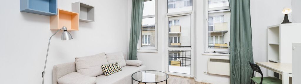 Studio z balkonem przy ul.friedleina