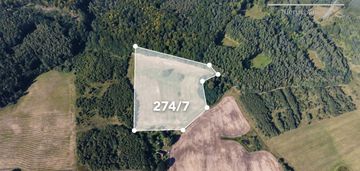 Działka rolna 2,85 ha na sprzedaż – kamierowo 425t