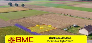 Działka budowlana sieraków śląski 946m2