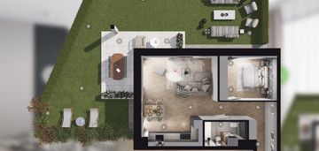 Wyjątkowy apartament z ogrodem | katowice