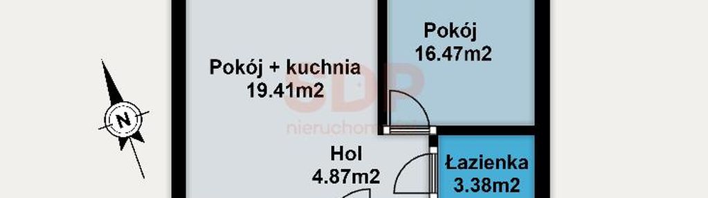 Inwestycyjny lokal na krzykach, 38,56 m2