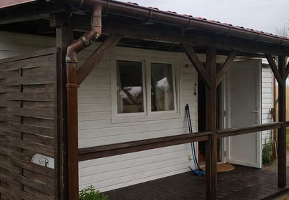 Urokliwa działka r.o.d z domkiem koninko(poznań)