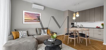 Nowoczesne mieszkanie 48 m2, handelsmana, wilanów.