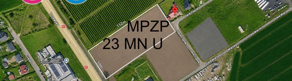 Działka w kolniku z mpzp przy ul. tczewskiej