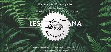 Działka z widokiem na las, obok vilpark