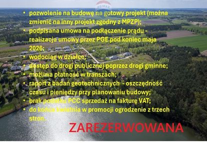 Działka z pozwoleniem na budowę w błędowie