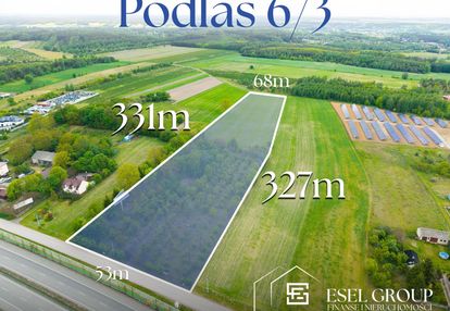 Działka przemysłowa 2,08 ha – podlas/rawa maz