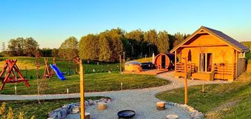 Sprzedam działkę bud. z całorocznym domkiem rekreacyjnym szczybały giżyckie