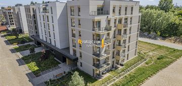 Nowoczesna kawalerka z ogródkiem pod klucz.