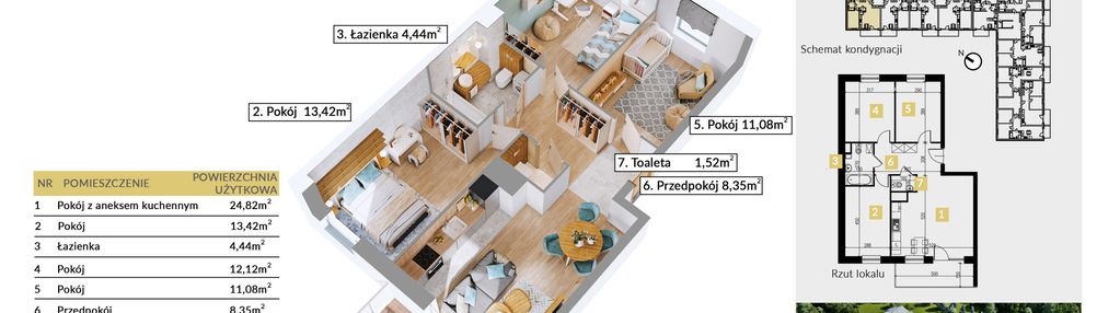 Funkcjonalne 4-pokojowe mieszkanie w nowej inwestycji- aleja bohaterów