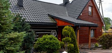 Beskidzka ostoja dom z 1930 roku z sauną