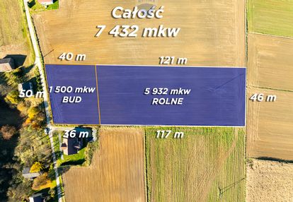 Piękna, szeroka działka w okolicach ojcowa