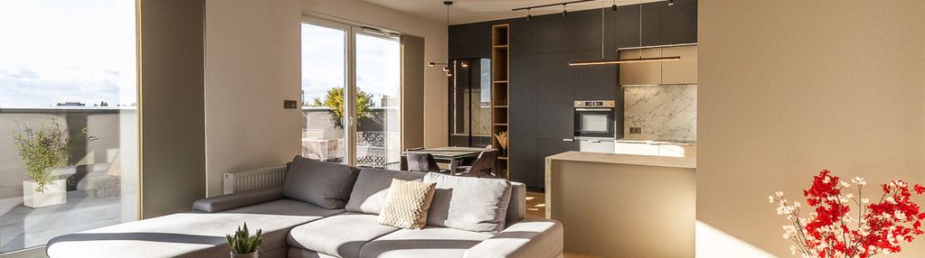 Luksus 106 m² przy manufakturze 2 tarasy 2 miejsca