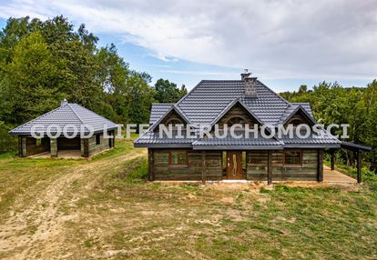 Dom z bali 163 m² | działka 29,45 ar | garaż |