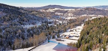 Działka budowlano - rolna w rycerce górnej