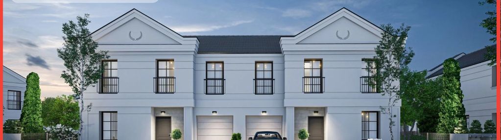 Unikalna architektura. domy dwulokalowe.