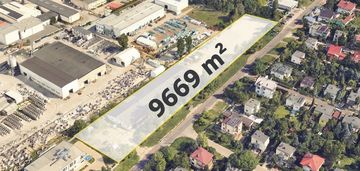 Działka 9669 m² + hala 1963 m²| do a1 5 min |