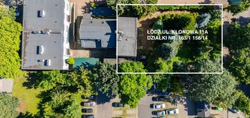 Działka inwestycyjna – łódź, ul. klonowa 11a