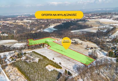 Płaska działka 2,21ha | inwestycja | natura