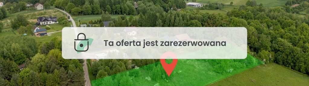 Widokowa działka budowlana z sadem i potokiem