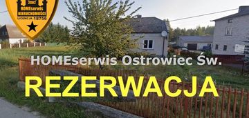 Dom murowany 56 m2 2 pokoje na działce 5400 m2