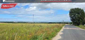 Płaska, słoneczna działka z dobrym dojazdem-glincz