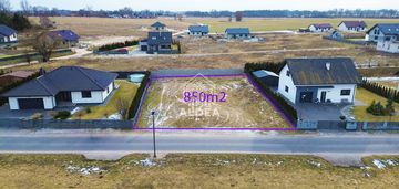 Działka 850m2 | bezterminowe wz | droga asfaltowa
