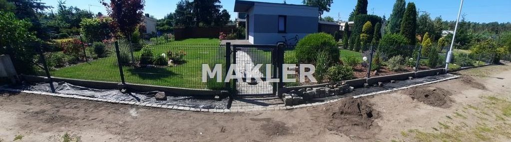 Działka rod-murowany domek