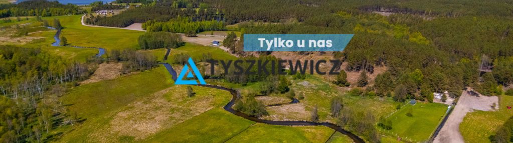 Rolbik, działka nad rzeka zbrzycą - kaszuby