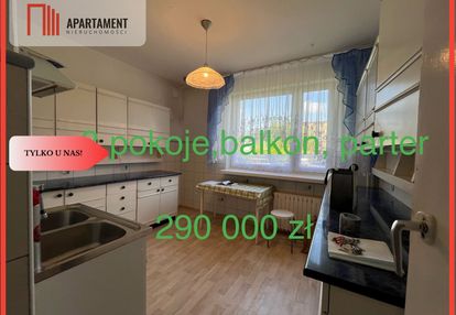 Duże  mieszkanie, parter,balkon,garaż,ogród,cisza.