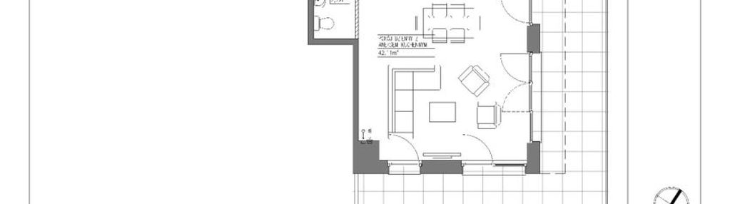 Apartament premium z tarasem 44m2, śródmieście