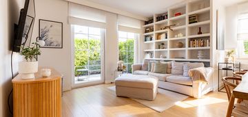 Stylowe mieszkanie z własnym ogrodem