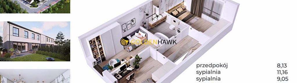 Nowoczesne bliźniaki w osowie - przedsprzedaż! 2msc postojowe