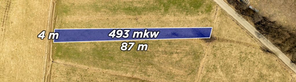 Działka budowlana chochołów | 493m2