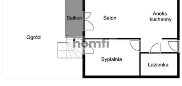 2-pokojowe mieszkanie, ogród, 36 m2 ul. jodłowicka