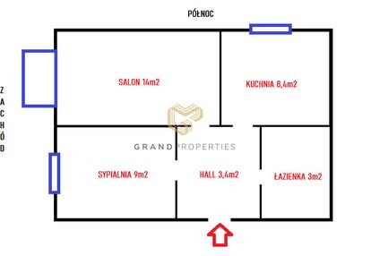 Słoneczne 2 pokoje w centrum wołomina | balkon | b