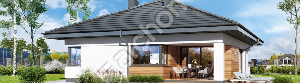 Nowoczesny parterowy dom  – cieszyniankach 5