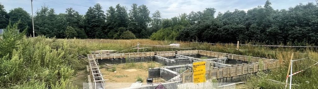 Działka budowana z wz blisko rzeki wkry/cieksyn