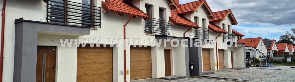 Nowy gotowy szereg 120m garaż ogród wsch wrocław