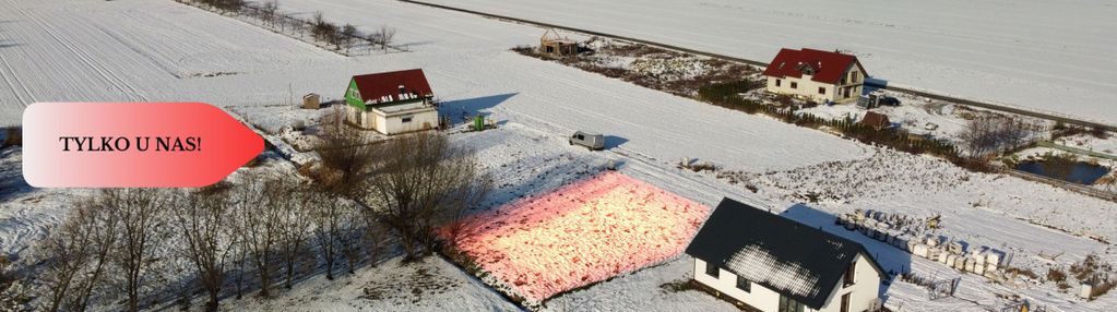 Działka k. trzebnicy z gotowymi mediami! 902 m2!