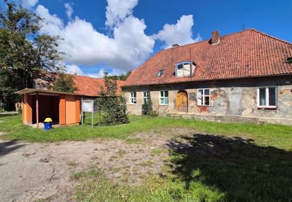 Unikat ! dwór nad rzeką tina - różany k. elbląga