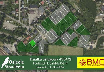 Działka budowlana koszęcin os. słowików 506m2