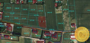 Wymarzona działka - zielona okolica!!! pow.1007 m2